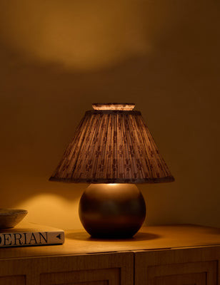 Jordan Table Lamp, Poiret and Antique Brass | Lulu and Georgia 