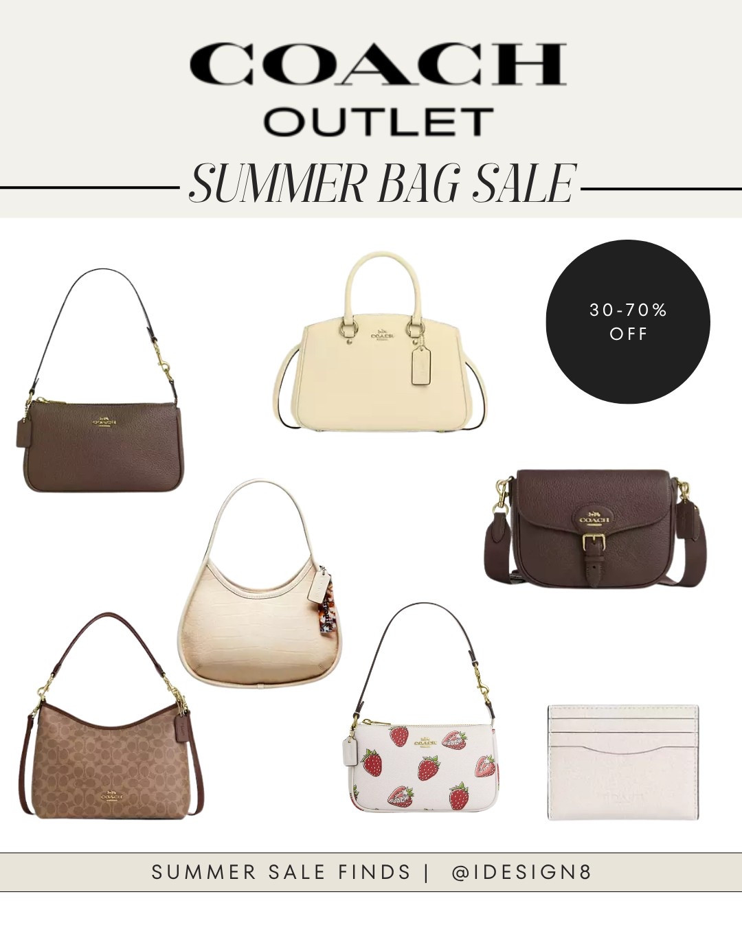Coach Outlet Summer Bag Sale

#SummerBagSale #SummerFinds #CoachOutlet #CoachBag

#LTKStyleTip #LTKItBag #LTKSummerEdit