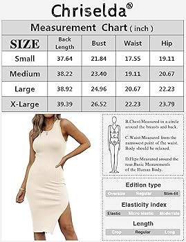 Chriselda Women 2023 Summer Sleeveless Tank Dresses Crew Neck Ribbed Knit Bodycon Dress Short Cas... | Amazon (US)