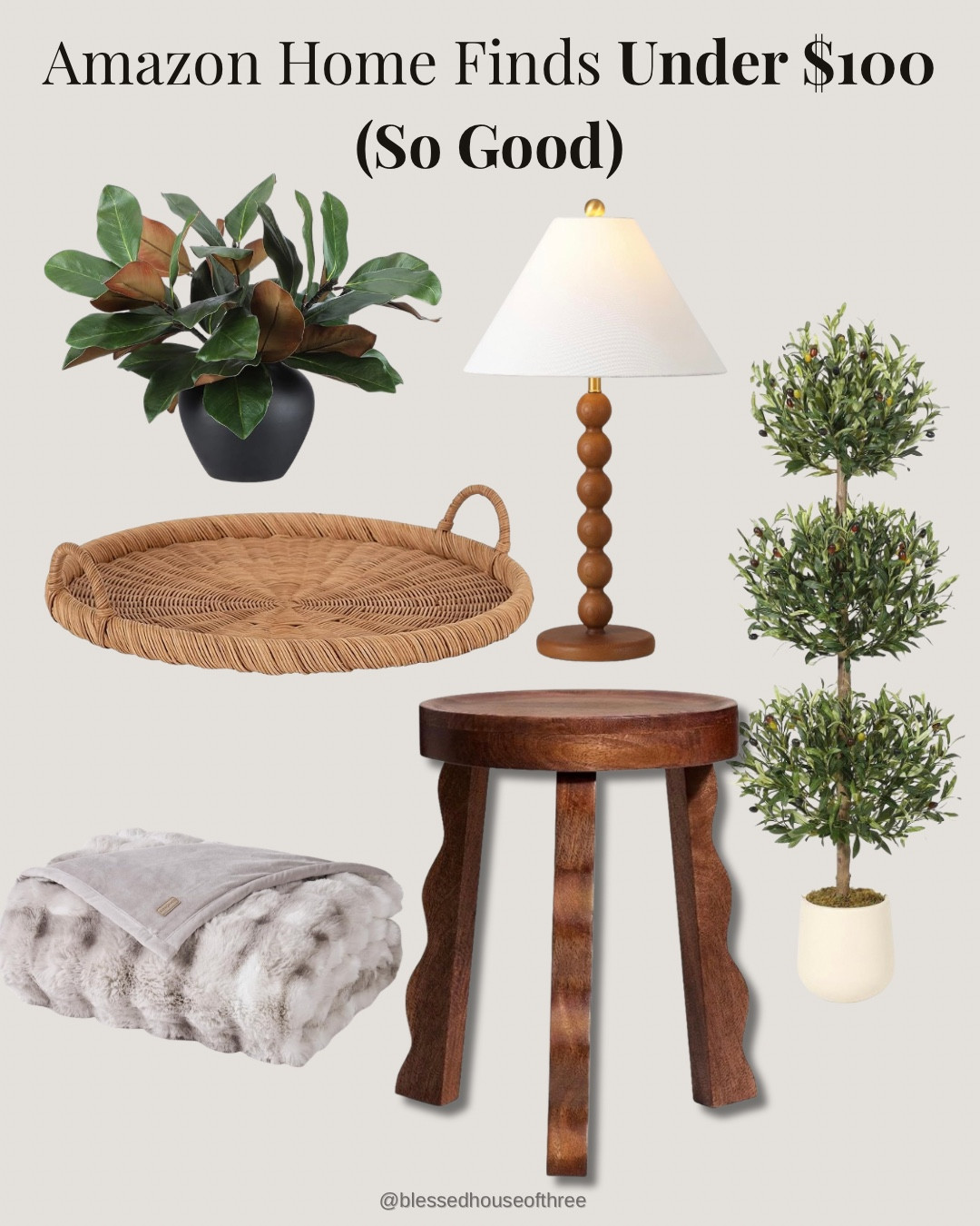 Affordable Amazon home finds under $100 featuring neutral home decor, modern classic accents, budget-friendly lighting, decorative trays, throw pillows, faux plants, cozy blankets, vases, and cozy home essentials that look high end without the price tag, perfect for Sunday home inspiration, living room decor ideas, bedroom refreshes, console table styling, shelf styling, and everyday Amazon finds for a warm neutral home aesthetic. Bedroom refresh, gigham bedding, 

#LTKHome #LTKSaleAlert