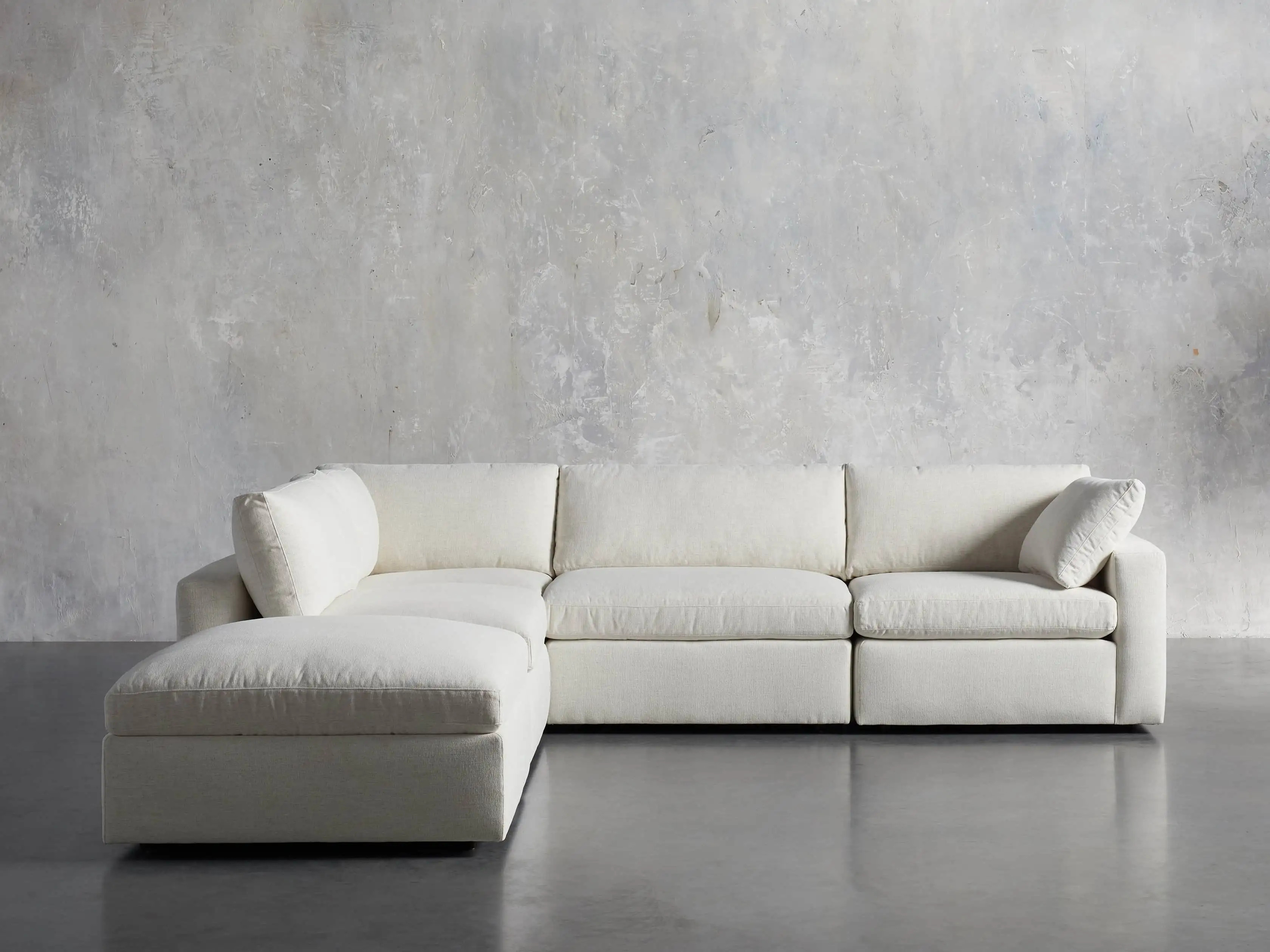 Beale Five-Piece Sectional with Ottoman | Arhaus