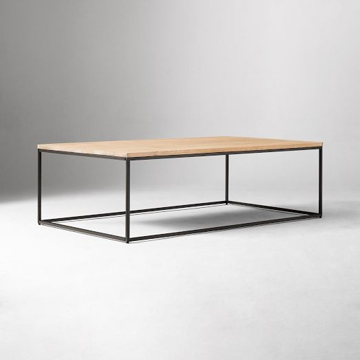 Streamline Rectangle Coffee Table (44"–52") | West Elm (US)