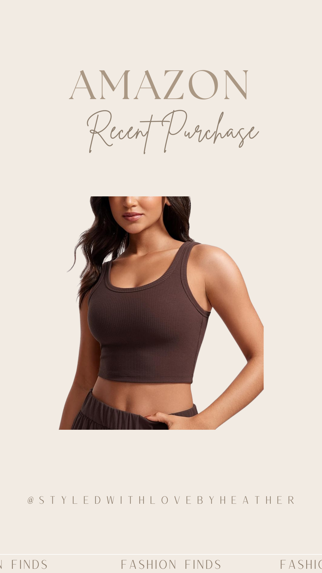 Such a flattering athleisure staple 🤎 This ribbed longline crop tank has a built-in padded bra, soft stretchy fabric, and the perfect scoop neckline.

Perfect for Pilates, workouts, or styled with leggings for an everyday athleisure look. Shop it now below 👇

 

 #LTKootd #LTKstorytime #LTKActive