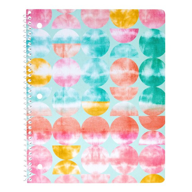 Mintgreen Spiral Notebook, College Ruled, 80 Recycled Sheets, 8x10, Multicolor - Walmart.com | Walmart (US)