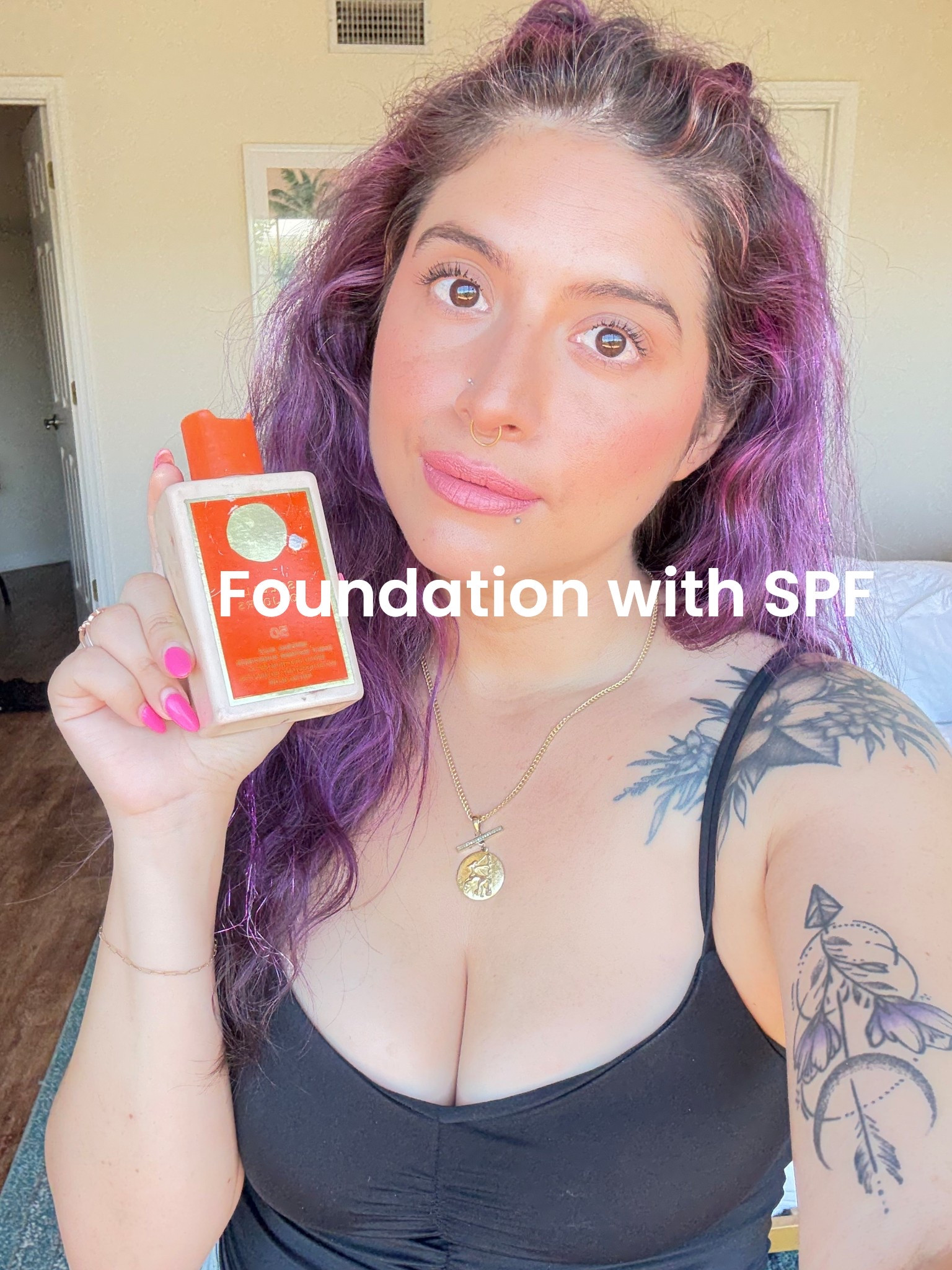 FACE GLOW TINTED
MINERAL SPF
BALM WITH MINERAL SPF
50 WITH VITAMIN C
NIACINAMIDE Foundation with SPF 50 

#LTKBeauty #LTKPetite