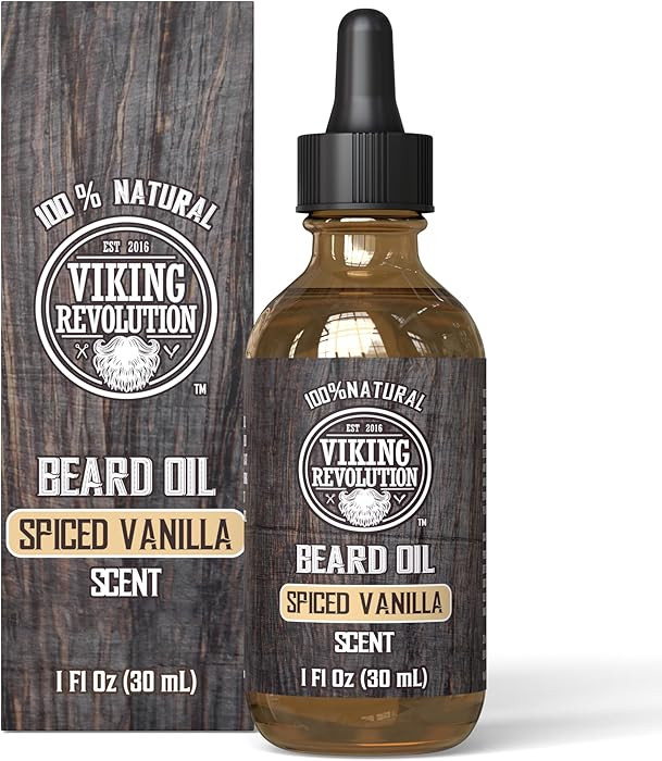 Viking Revolution - Beard Oil - All Natural Beard Oil Men with Argan Oil & Jojoba Oil - Softens, ... | Amazon (CA)