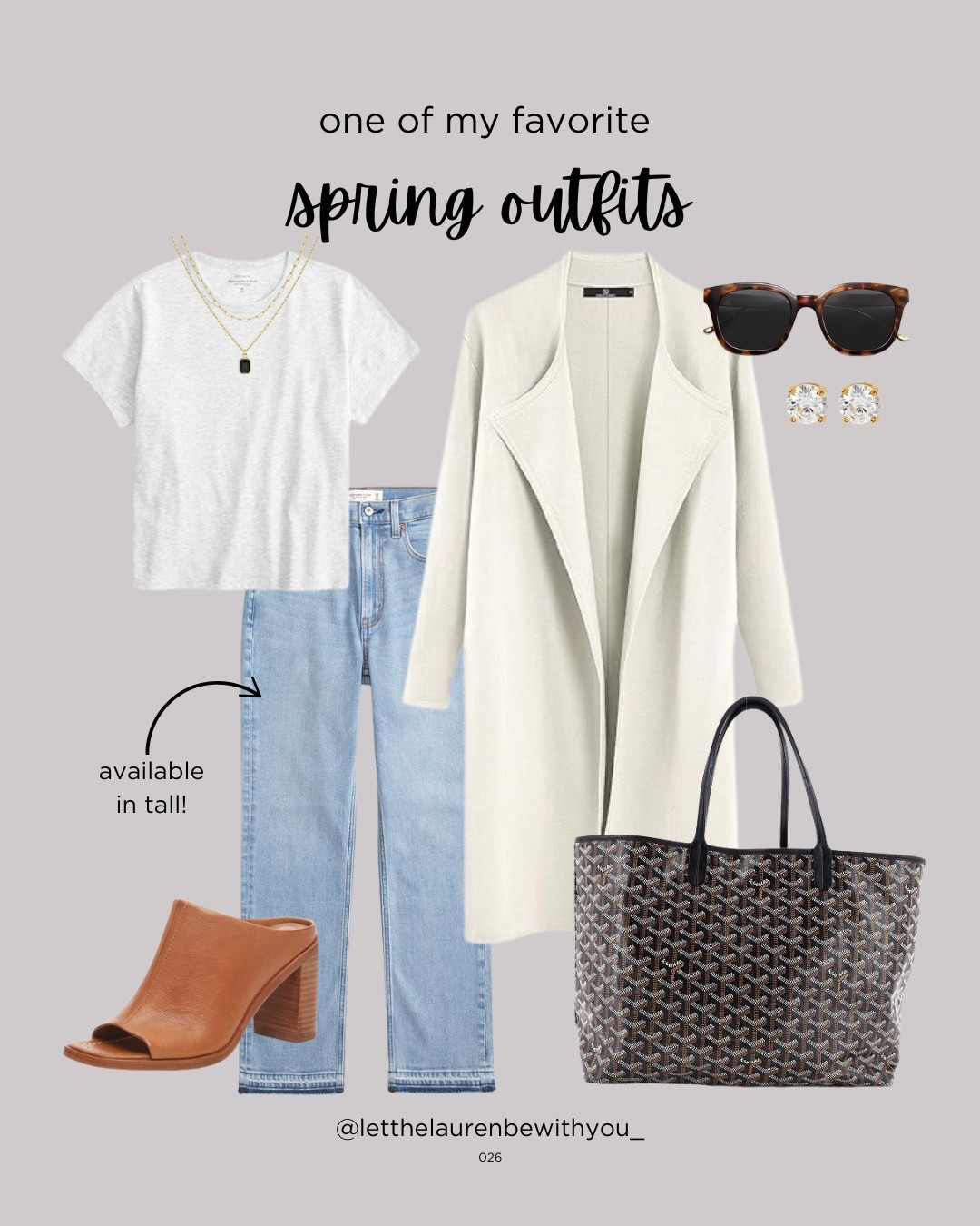 easy spring outfit 
jeans are available in tall!

#LTKSeasonal #LTKMidsize #LTKStyleTip