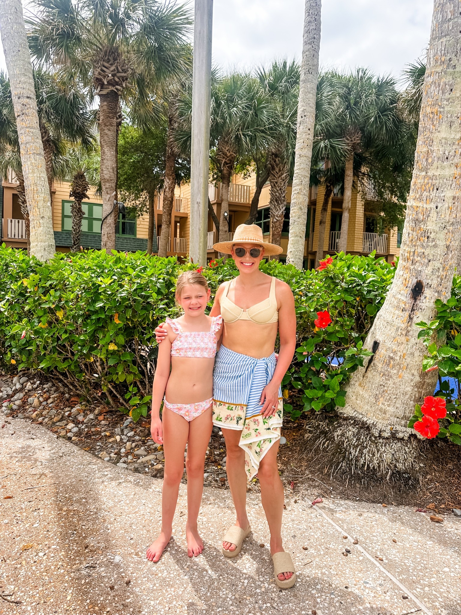 My favorite bikini ever, sarong, pareo, girls bikini, straw hat 

#LTKTravel #LTKFamily #LTKSwim