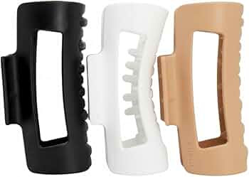 The Original Mello Hair Claw Clip Squishy Claw Clip Made in Korea Patent Pending 30021976 (Black,... | Amazon (US)