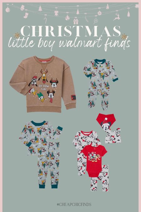 Disney Christmas toddler and baby boy finds from Walmart! Disney pajamas. 



#LTKfamily #LTKkids #LTKHoliday