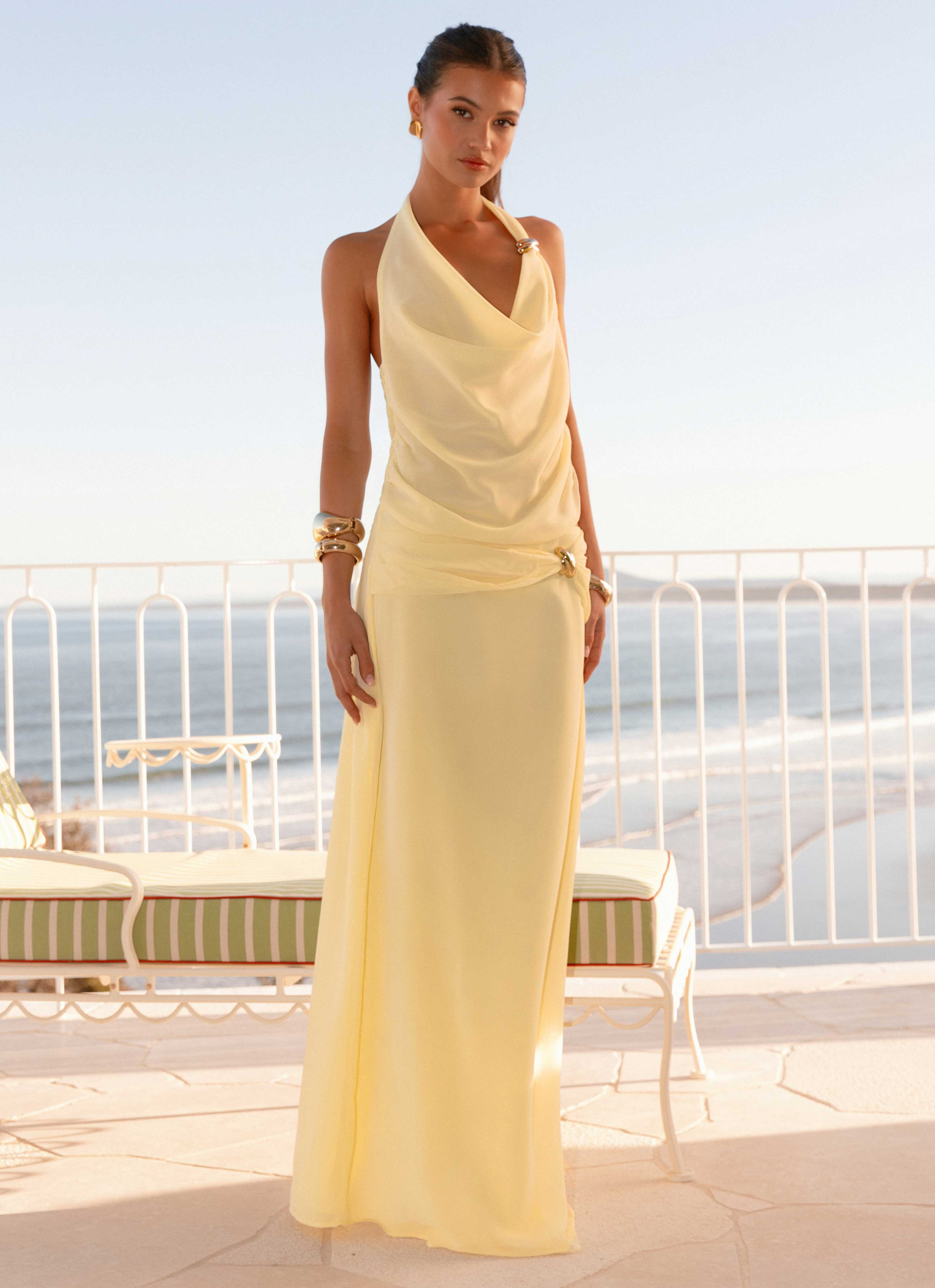 Anuhea Maxi Skirt - Yellow | Peppermayo (Global)