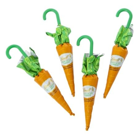 Llndt Easter Carrots Solid Milk Chocolate Candy Blended with Hazelnut Carrot Shaped Chocolate Pac... | Amazon (US)