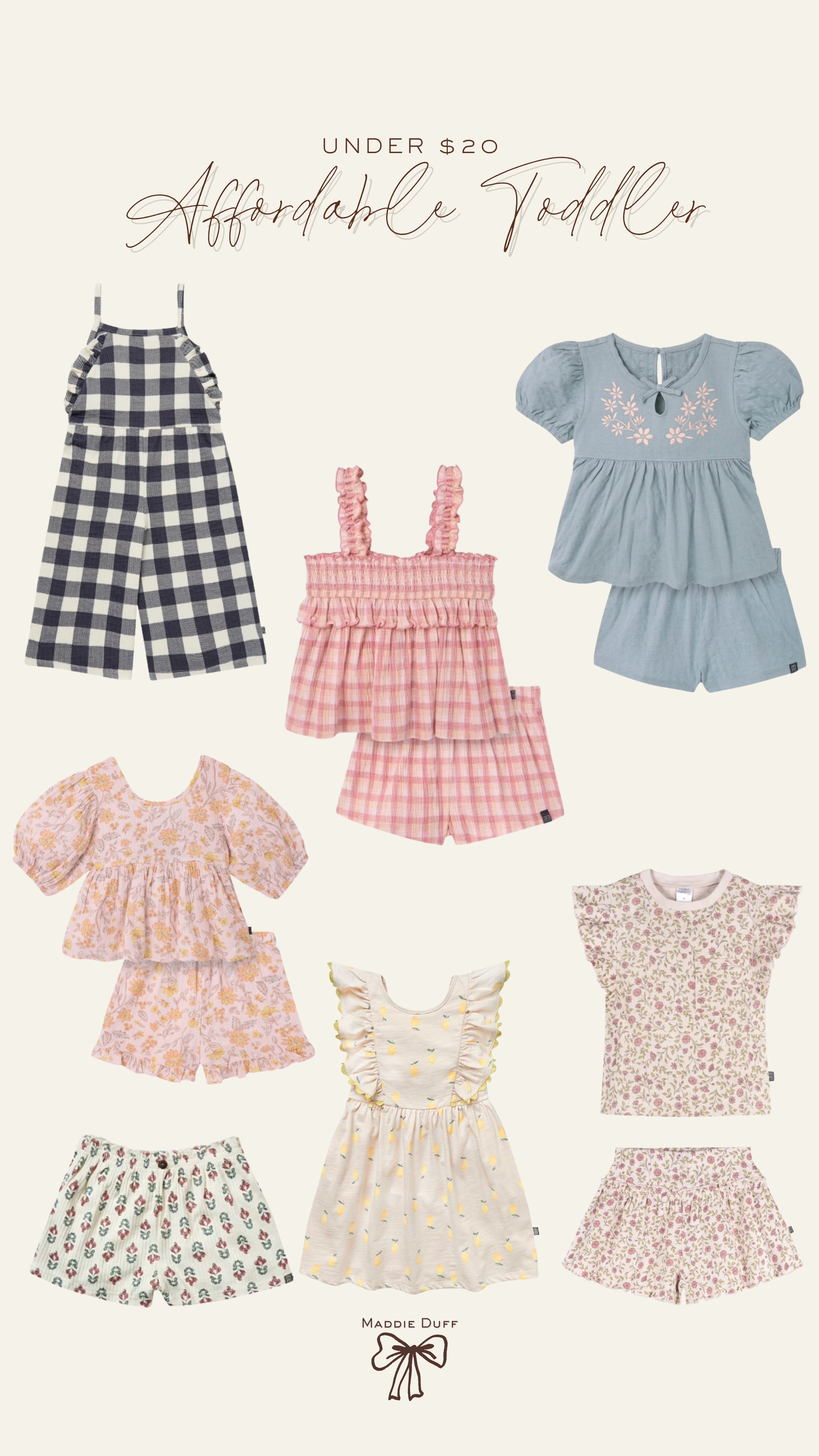 Affordable toddler spring outfits - all under $10!

walmart kids, walmart, affordable toddler clothes 

 #LTKKids
