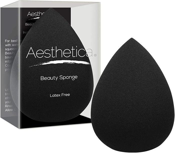 Aesthetica Cosmetics Beauty Sponge Blender - Vegan Latex Free Makeup Sponge Blender - For Powder,... | Amazon (US)