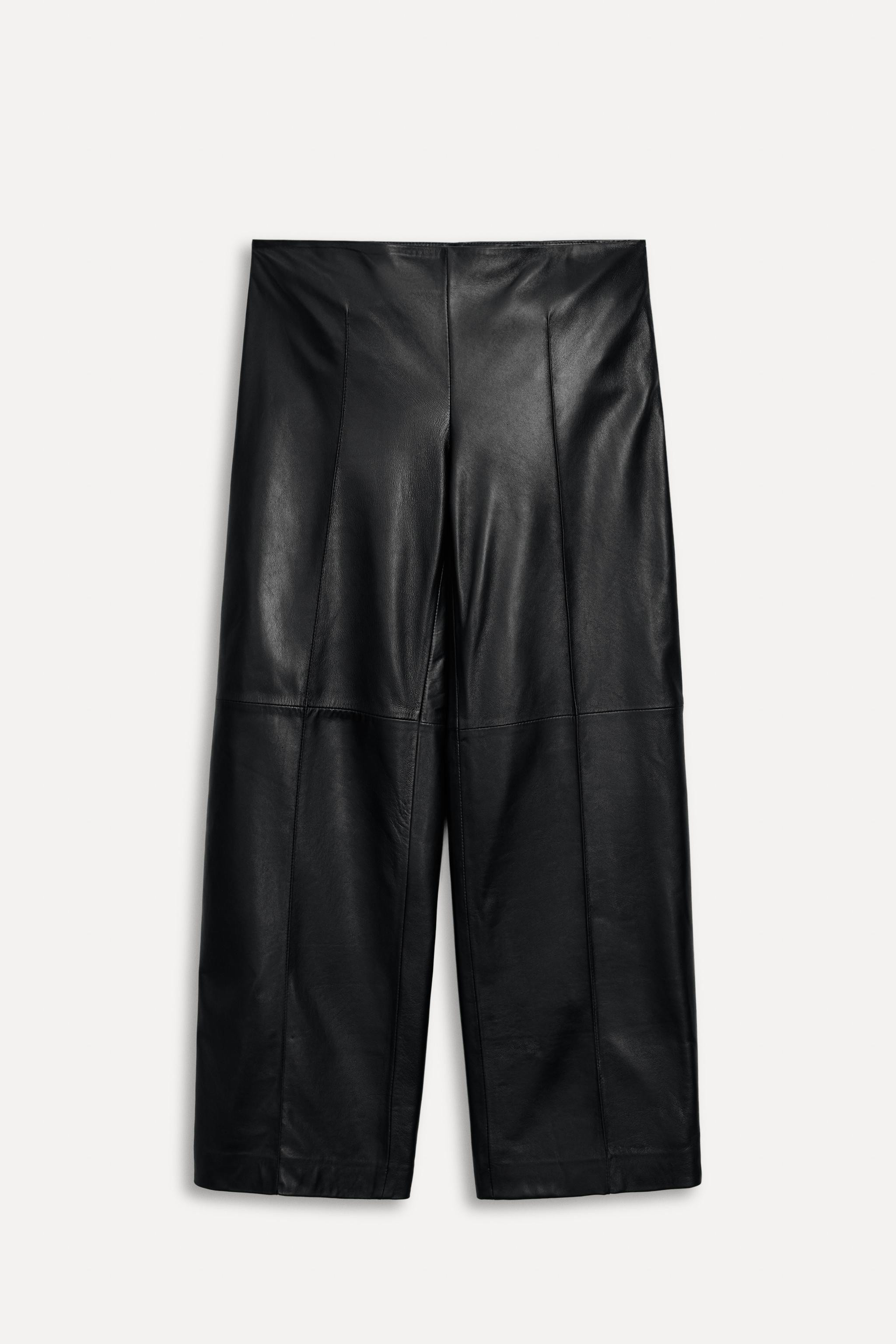 LEATHER TROUSERS WITH SEAM DETAIL 50TH ANNIVERSARY | Zara UK