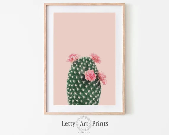 Cactus Wall Art Botanical Print Plant Poster Succulent | Etsy | Etsy (US)