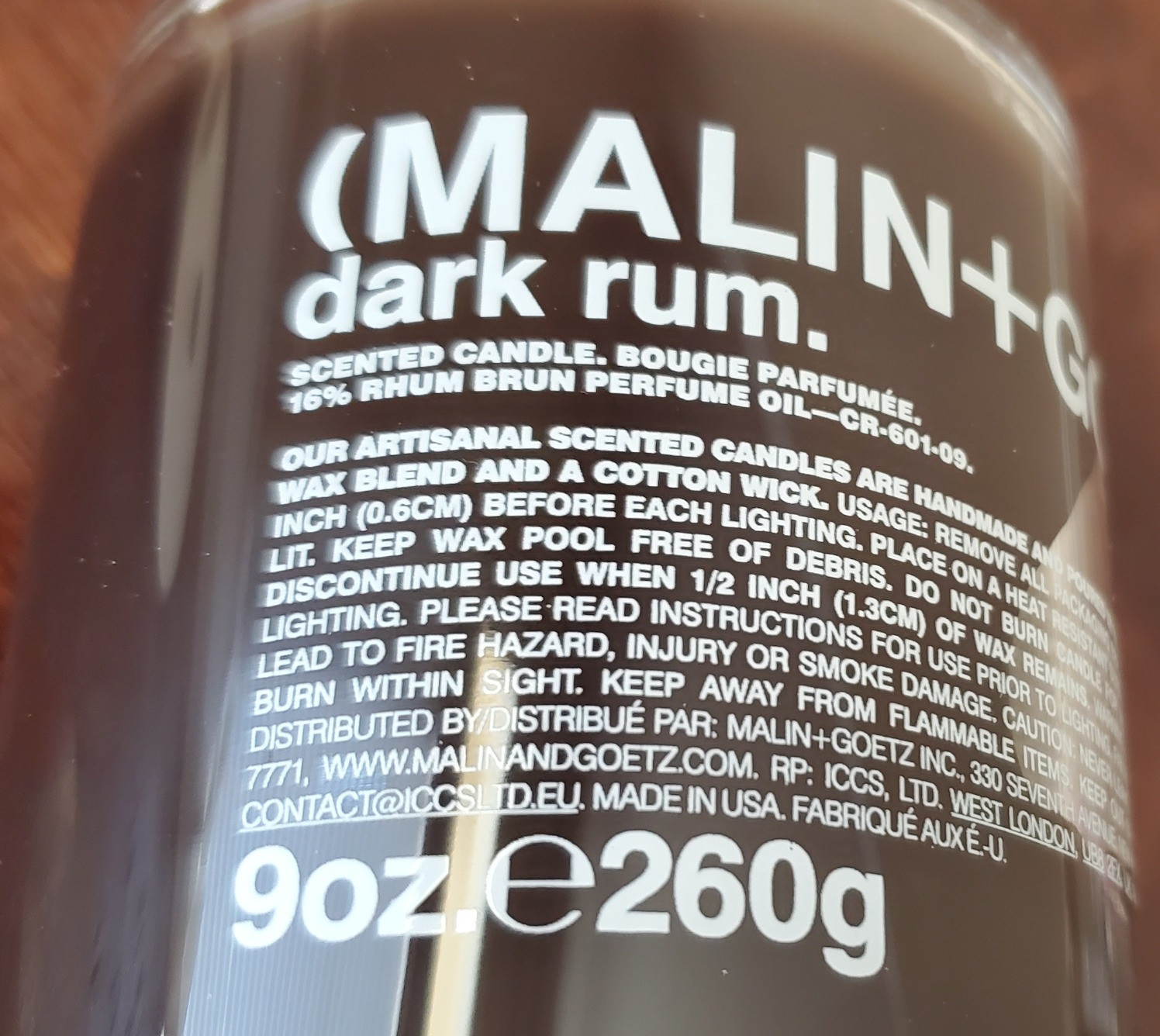 MALIN+GOETZ 9oz Scented Candle | Hand-Poured Soy Wax with Unique Fragrance Blends | Clean-Burning... | Amazon (US)