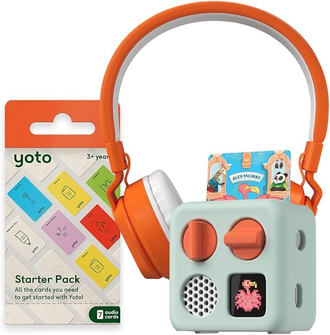 Yoto Mini Travel Bundle with Bluetooth Headphones, Frog Soup Adventure Jacket & Starter Pack – ... | Amazon (US)