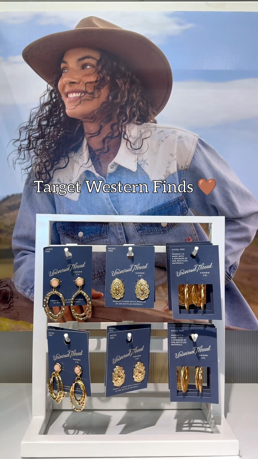 Target’s Western Edit is RESTOCKED 🤠

Went to Target for a quick grocery run and accidentally found the Western Edit fully restocked 🤠

Last time I checked this section it was almost wiped out, but this time there were so many cute pieces back in stock — especially the western jewelry.

The gold statement earrings are so fun for layering with spring outfits, and the fringe bags are adorable.

They also had the cutest crocheted cream dress that would be perfect for Easter, spring brunch, outdoor gatherings, or country concerts.

Target really understood the assignment with this western drop.

Linking all my favorite pieces I spotted in store 🤎

#LTKFestival #LTKSeasonal #LTKstorytime