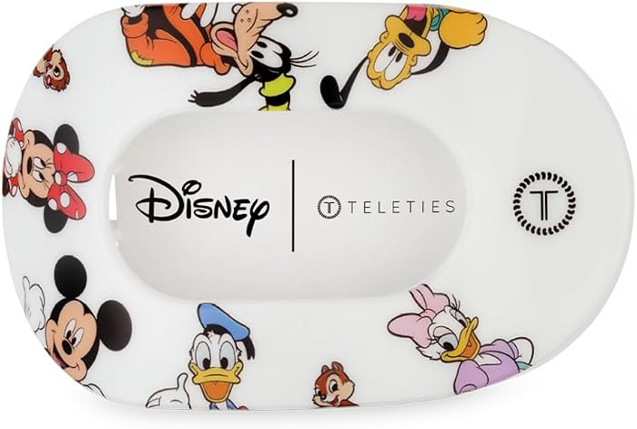Disney TELETIES Mickey and Friends Small Flat Round Hair Clip | Amazon (US)