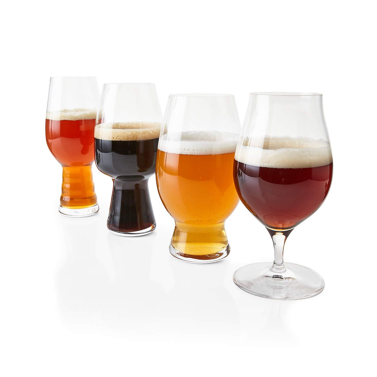Spiegelau Craft Beer Tasting Kit + Reviews | Crate & Barrel | Crate & Barrel