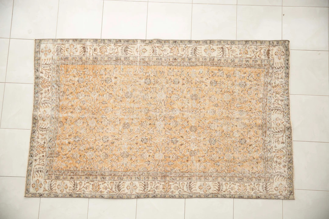 Orange Area Rug Vintage Oushak Rug Cool Rug Rugs for - Etsy | Etsy (US)