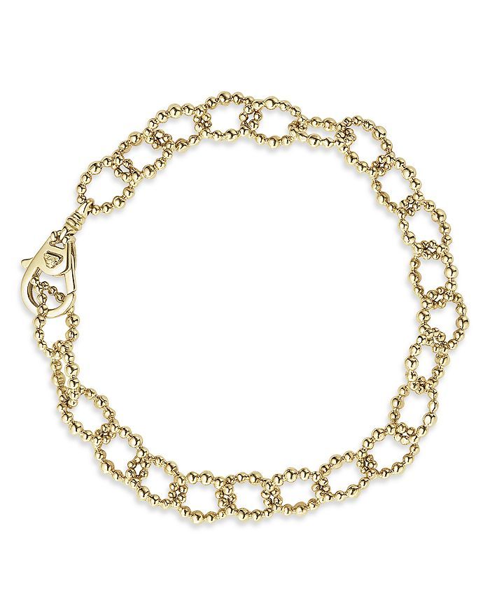 LAGOS 18K Yellow Gold Caviar Gold Collection Fluted Link Bracelet Back to Results -  Jewelry & Ac... | Bloomingdale's (US)