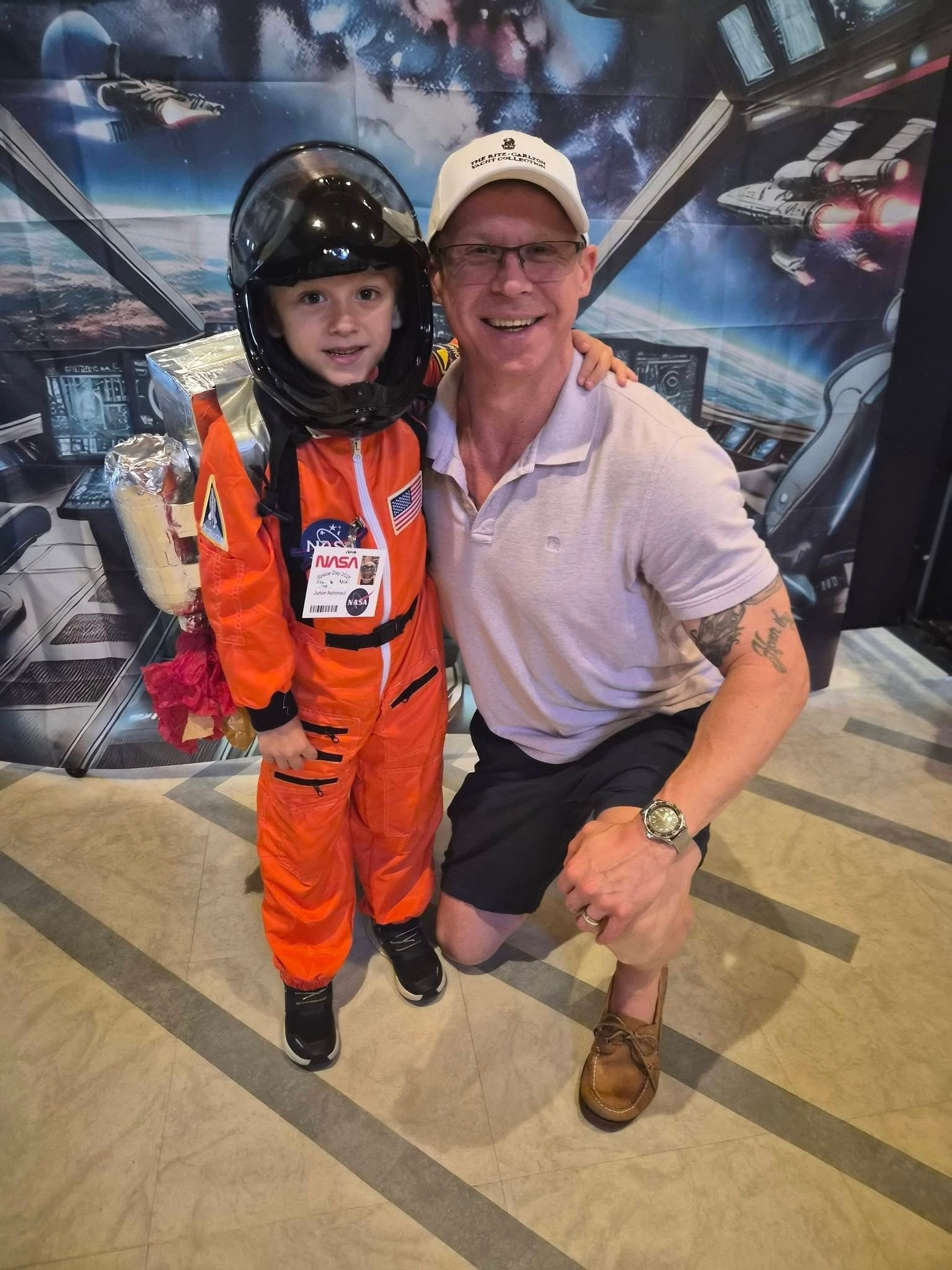 Astronaut Day in 1st grade 🚀✨

We had so much fun putting this little space explorer look together! His astronaut costume came from Amazon, and we got a little creative with the jet pack—just a cardboard box, two soda bottles, and some insulation tape brought it to life. We even added red and gold tissue paper for flames to make it look like he was ready for liftoff 🔥

And the finishing touch… daddy’s skydiving helmet 🪂 turned astronaut gear 👨‍🚀 He was SO excited to suit up and blast off to school today 🥹🪐

Sometimes the simplest DIY touches make the biggest memories.

If you’re putting together a last-minute costume, don’t overthink it—get creative with what you have at home!


#LTKmomlife #LTKdayinmylife #LTKKids
