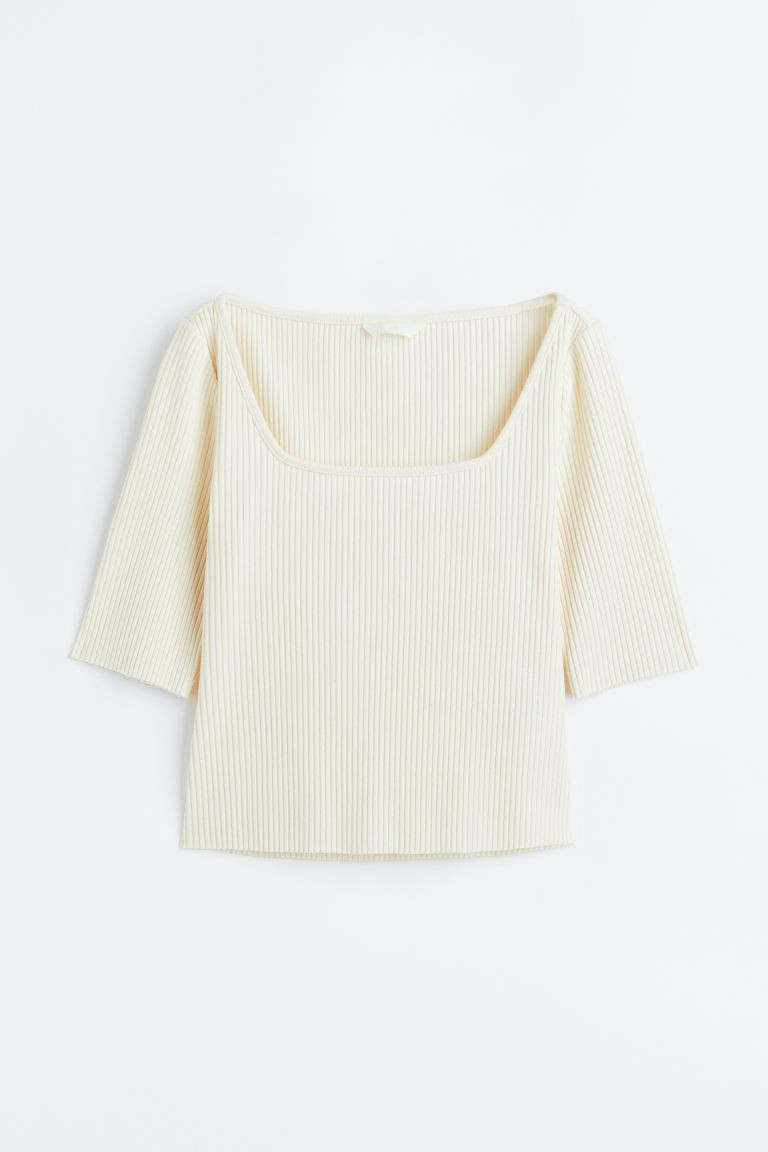 Ribbed top | H&M (UK, MY, IN, SG, PH, TW, HK)