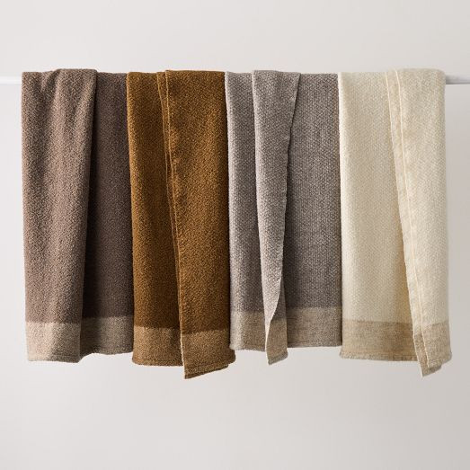 Basketweave Boucle Throw | West Elm (US)