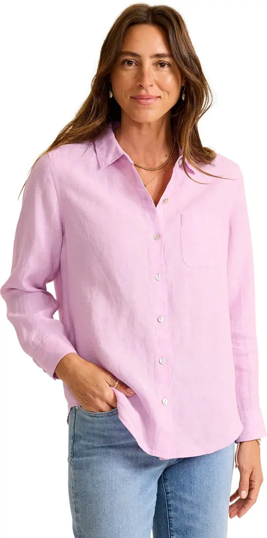 Coastalina Linen Button-Up Shirt | Nordstrom