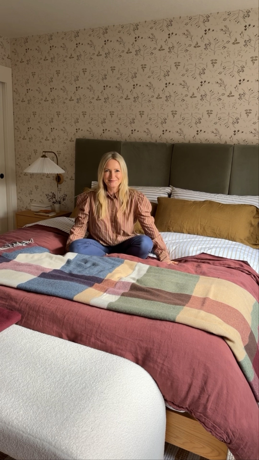 A warm and cozy bedroom in a classic fall palette? DONE. Key highlights: these pleated sconces (on sale!), a new mattress and luxe bedding (all on sale!) and a few scores from Bed Bath & Beyond (you guessed it - on sale! Also, they carry furniture and decor now???). 

#LTKCyberWeek #LTKsalealert #LTKhome