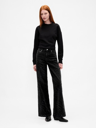High Rise Stride Wide-Leg Jeans | Gap (CA)