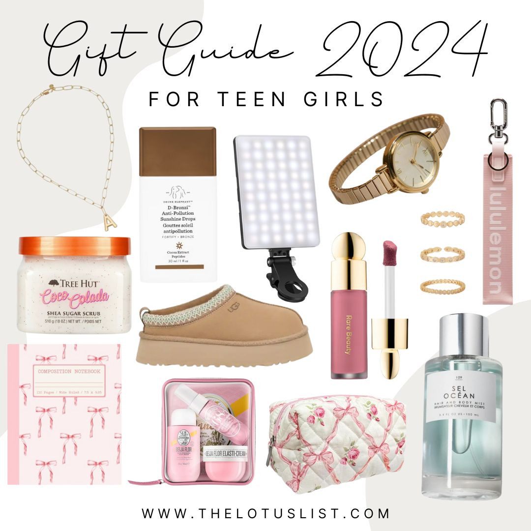 Gift Guide 2024 - For Teen Girls

ltkfindsunder100 / ltkfindsunder50 / ltkbeauty / ltkshoecrush / ltkitbag / ltkstyletip / ltksaalealert / gift Guide / gift guides / gift Guide 2024 / gifts for her / gifts for teens / gift for teen / gift for teen girl / gift for teen girls / teen girl / gift for girl / gifts for girls / ugg tazz slippers / UGGs / ugg / ugg shoes / body care / perfume / fragrance / sale / sale alert / drunk elephant / Lululemon / watch / gold watch / Christmas / Christmas gifts / Christmas gift / holiday gift / holiday gifts / Christmas gift for her  

 

#LTKGiftGuide #LTKHoliday #LTKSeasonal
