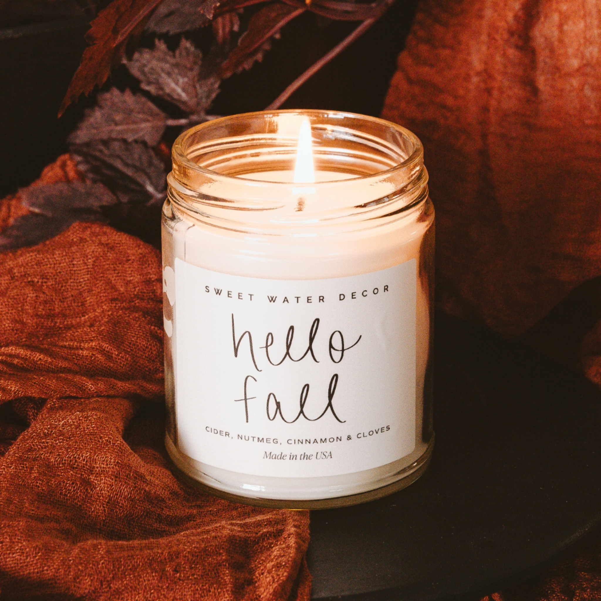fall candle hello fall candle fall decor sweet water decor cozy scents 
#fallscents #hellofall #cozyseason #cozyscents 

#LTKFallSale #LTKHome #LTKSeasonal