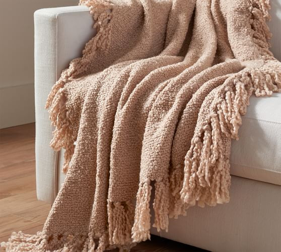 Dreamy Handwoven Fringe Throw | Pottery Barn (US)