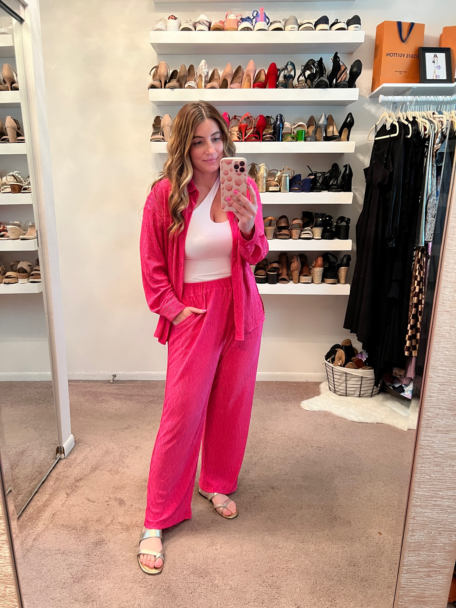 Amazon outfits, Amazon fashion, Women Two Piece Casual Outfits Y2K Loungewear Pleated Wide Leg Pants Long Sleeve Button Down Shirt Streetwear Set, under $45, bodysuit, casual outfit 

#LTKstyletip #LTKFind #LTKunder50