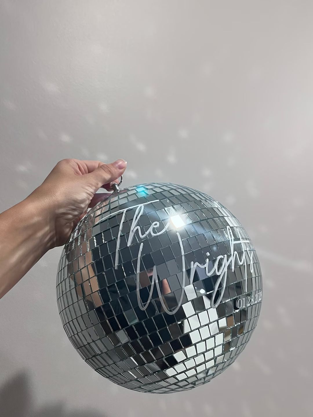 Personalizable Disco Ball  Weddings Socials Showers - Etsy | Etsy (US)