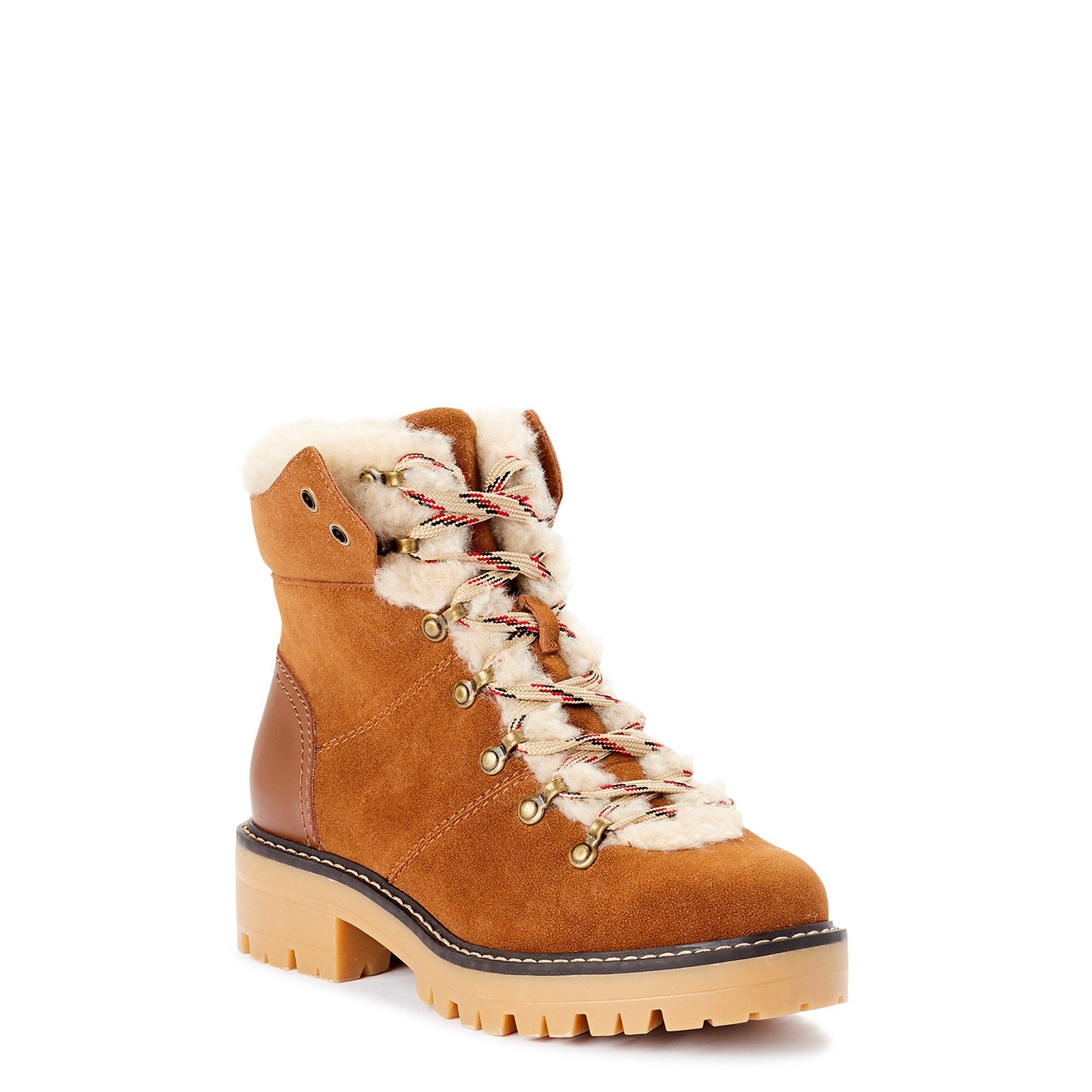 Time and Tru - Time and Tru Women's Cozy Hiker Boot (Wide Width Available) - Walmart.com | Walmart (US)
