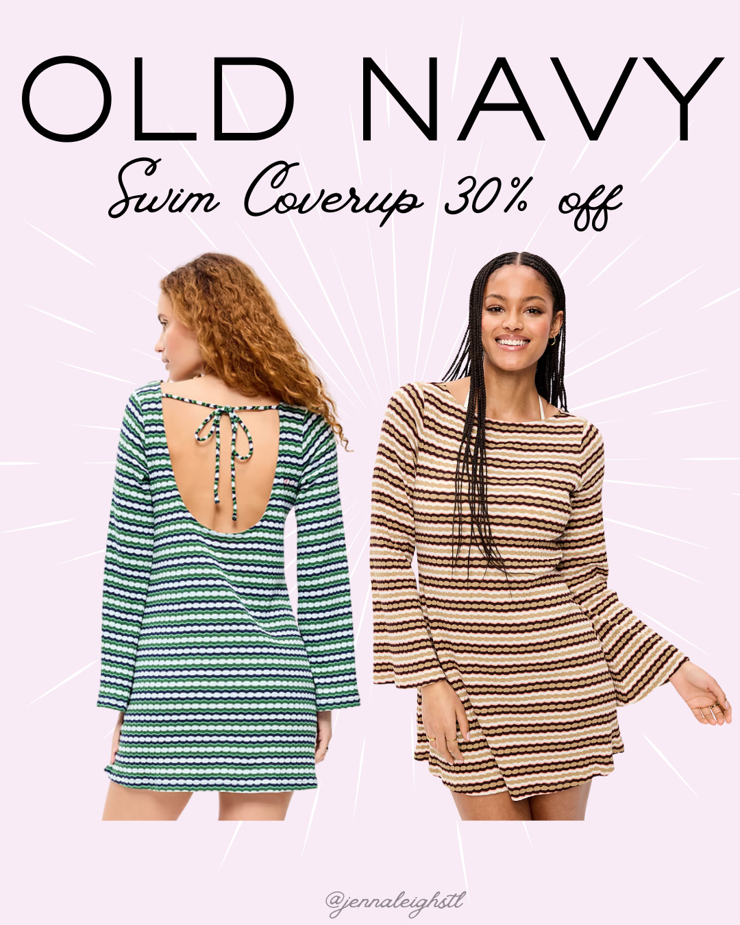 Old Navy deal alert. This Pointelle Rib-Knit Cover-Up is 30% off right now and it is such a cute piece for beach days, poolside lounging, and summer vacations. I love the back detail, and it even comes in tall sizes for a better fit. 

 #LTKSaleAlert #LTKMidsize #LTKTall