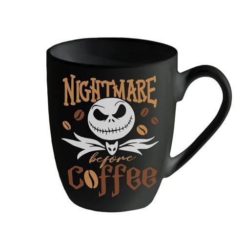 Pycat Ceramic Black Coffee Mug Gifts, Skeleton Coffee Tea Cup with Handle | Amazon (US)