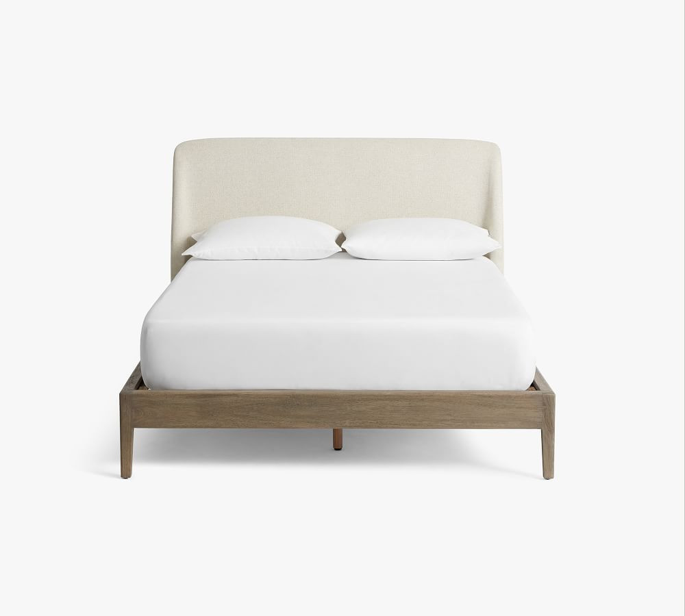 Layton Upholstered Platform Bed | Pottery Barn (US)