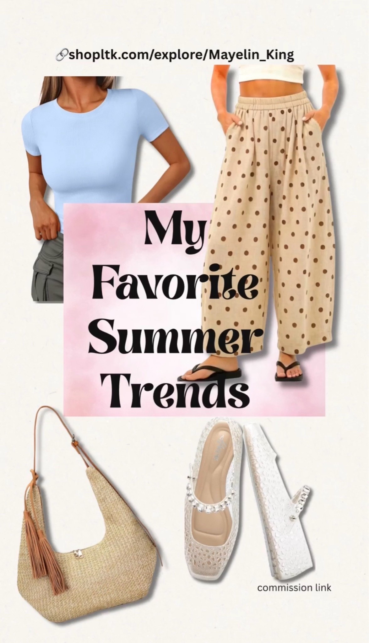 summer outfits
My Favorite Summer Trends

Keywords: trendy summer outfits, polka dot fashion, ribbed tees women, jelly sandals trend, cute summer outfit ideas, nostalgic fashion comeback
#fashion #summertrends2026 #jellysandals

#LTKootd #LTKSeasonal