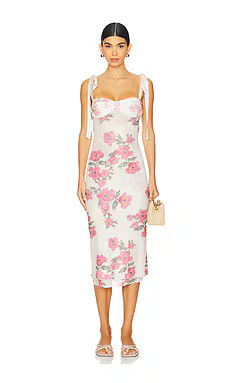 Free People x Intimately FP Printed Got Slam Slip Dress in Tea Combo from Revolve.com | Revolve Clothing (Global)