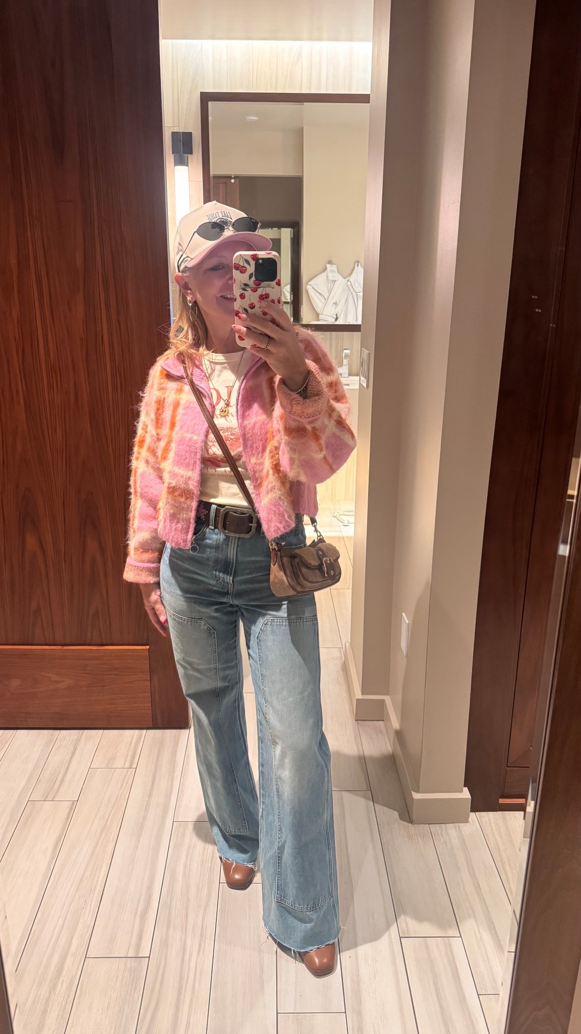 I tried to ignore this Wild Fable sweater at Target but I finally caved as it’s just too cute!! Veronica Bears wide leg chap jeans  are fun and flattering:) 

#LTKOver40 #LTKootd