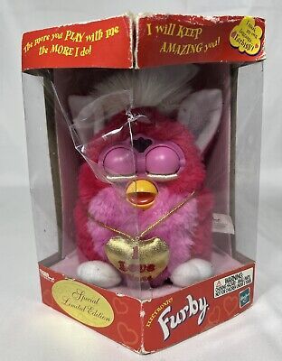 1999 Tiger FURBY VALENTINE’S DAY Pink I Love You Special Limited Edition Bad Box 50626015797 | ... | eBay US