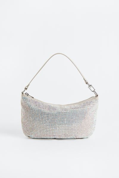 Rhinestone-embellished shoulder bag | H&M (UK, MY, IN, SG, PH, TW, HK)