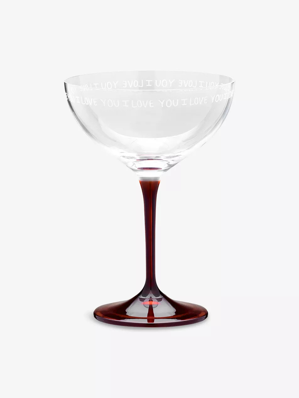 I  Love You Glass Champagne Glass | Selfridges