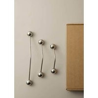 Modern Unusually Shaped Cabinet Handles Kitchen Knob Pull Wardrobe Furniture Handle For Living Room Home Office Bedroom Nickel | Etsy (US)