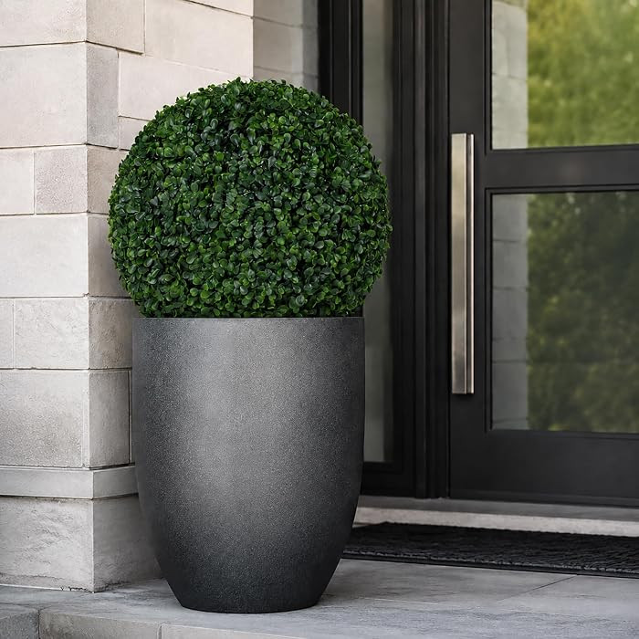 Artificial Boxwood Topiary Balls for Outdoor Decor - 15", 1-Pack | Amazon (US)